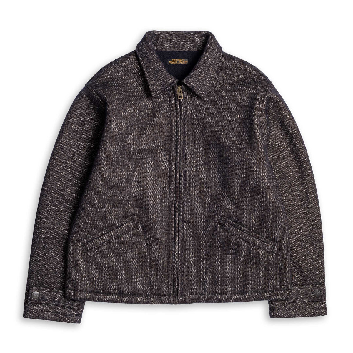 BROWN’S BEACH フルカウント BBJ SPORTS JACKET Brown's Beach BBJ Sports Jacket Navy/Blue – Clutch Cafe