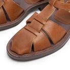 Bruschetta By Brass Shoe Co. Orleans BC1 Brown Vachetta-Clutch Cafe