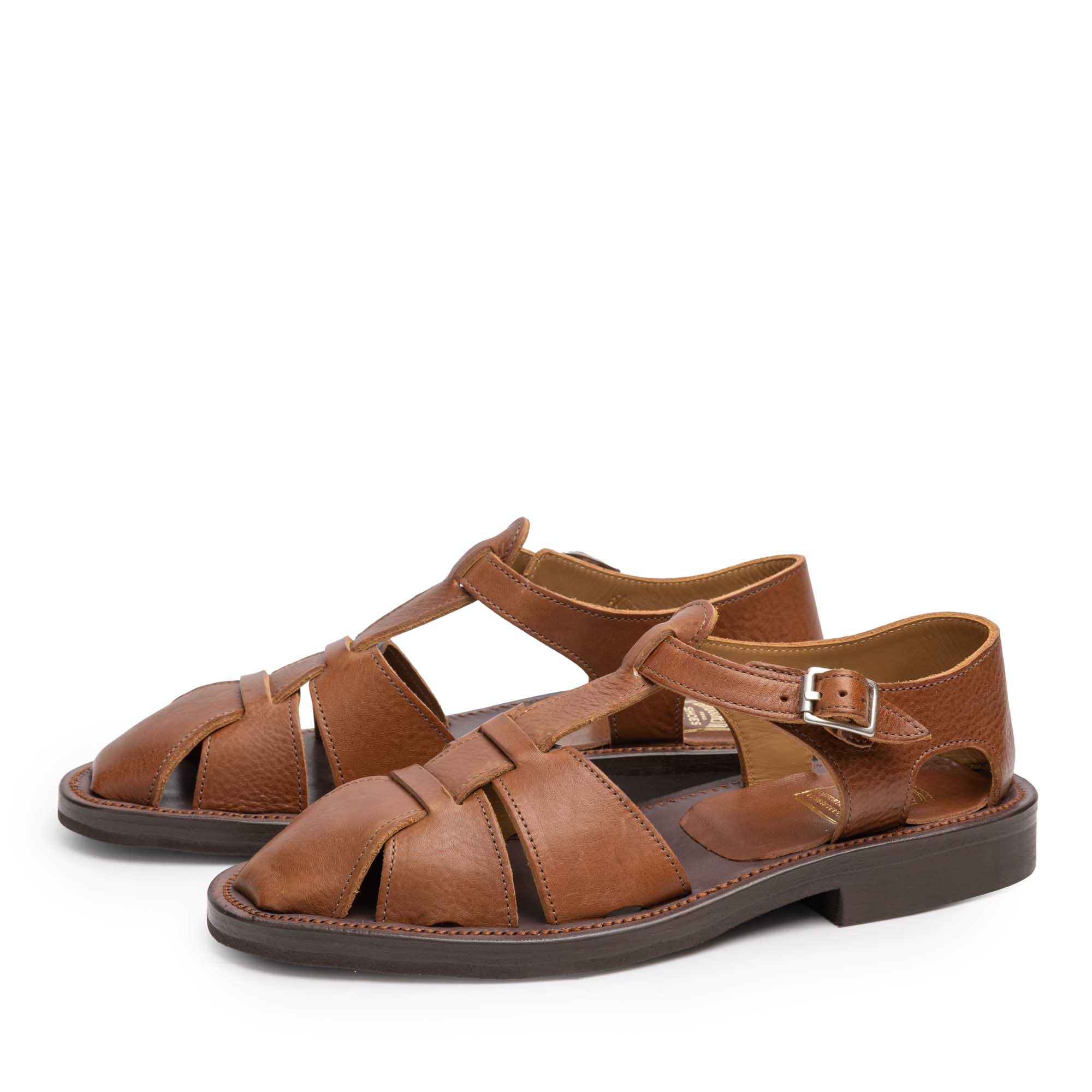 Bruschetta By Brass Shoe Co. Orleans BC1 Brown Vachetta-Clutch Cafe