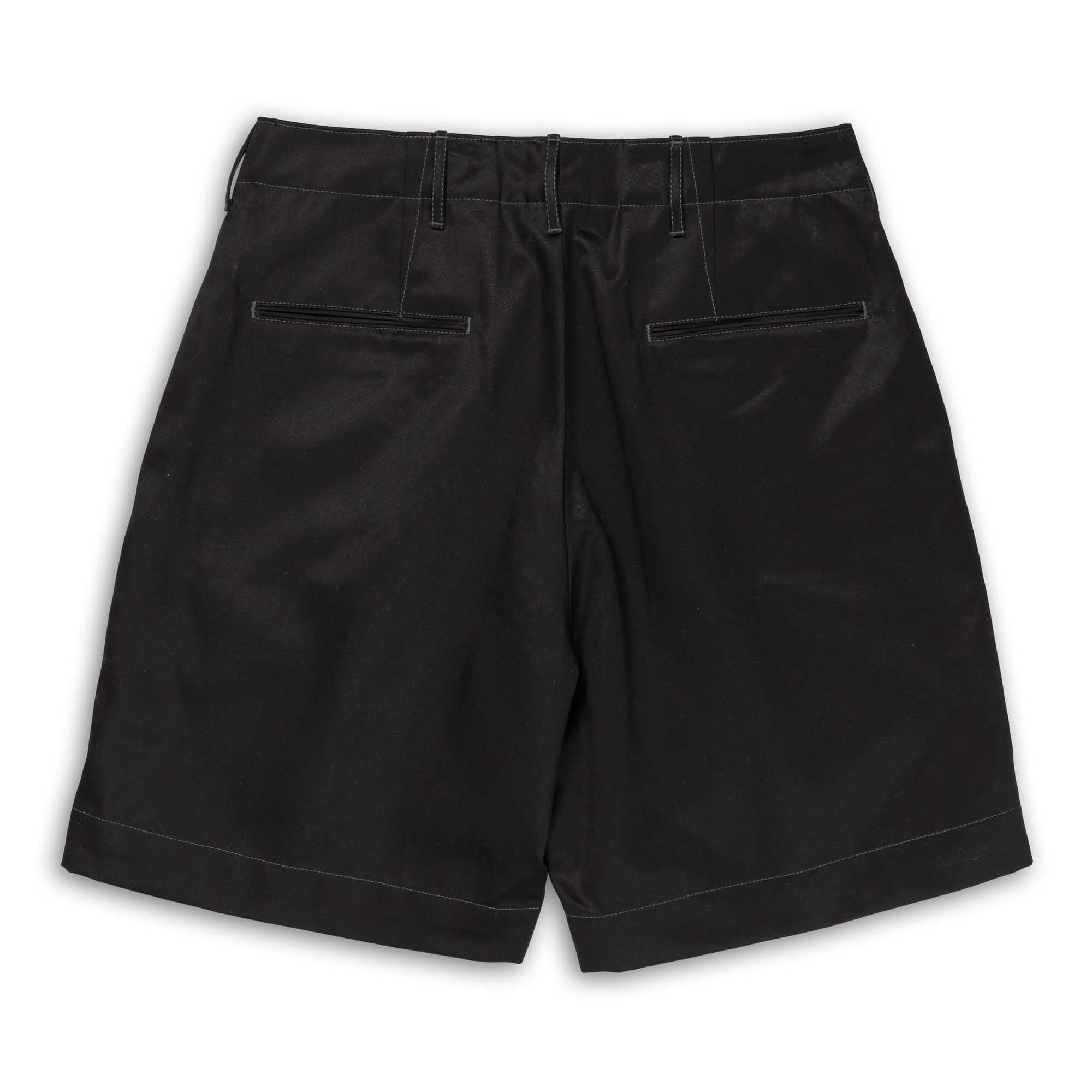 Buzz Rickson's 1945 Mod Chino Shorts Black-Shorts-Clutch Cafe