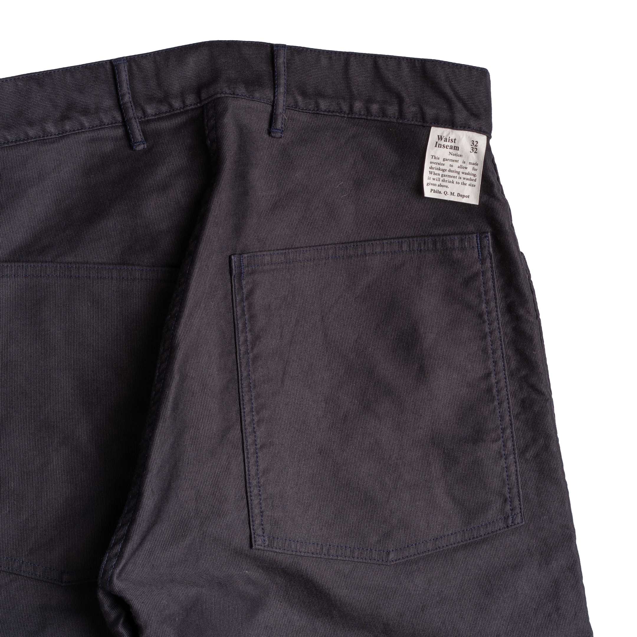 Buzz Rickson's Aviation Associates Jungle Cloth Army Working Trousers Navy-Trousers-Clutch Cafe