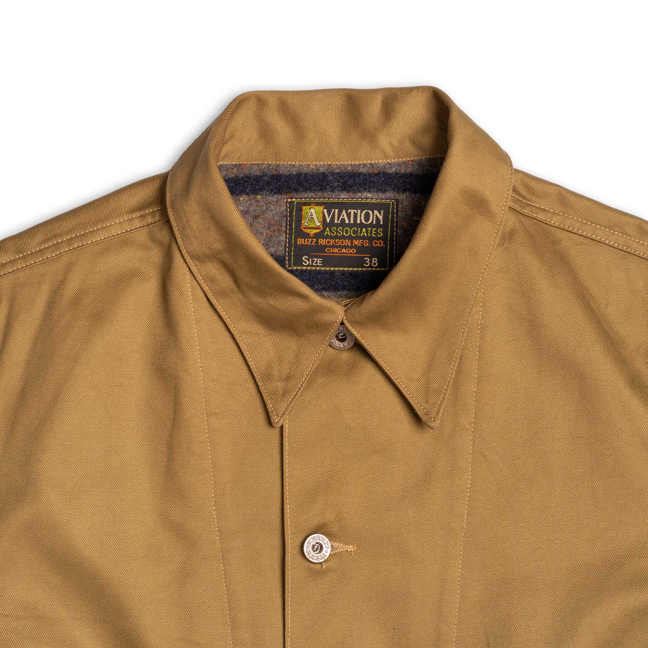 Buzz Rickson's Aviation Associates US Army Working Jacket Khaki