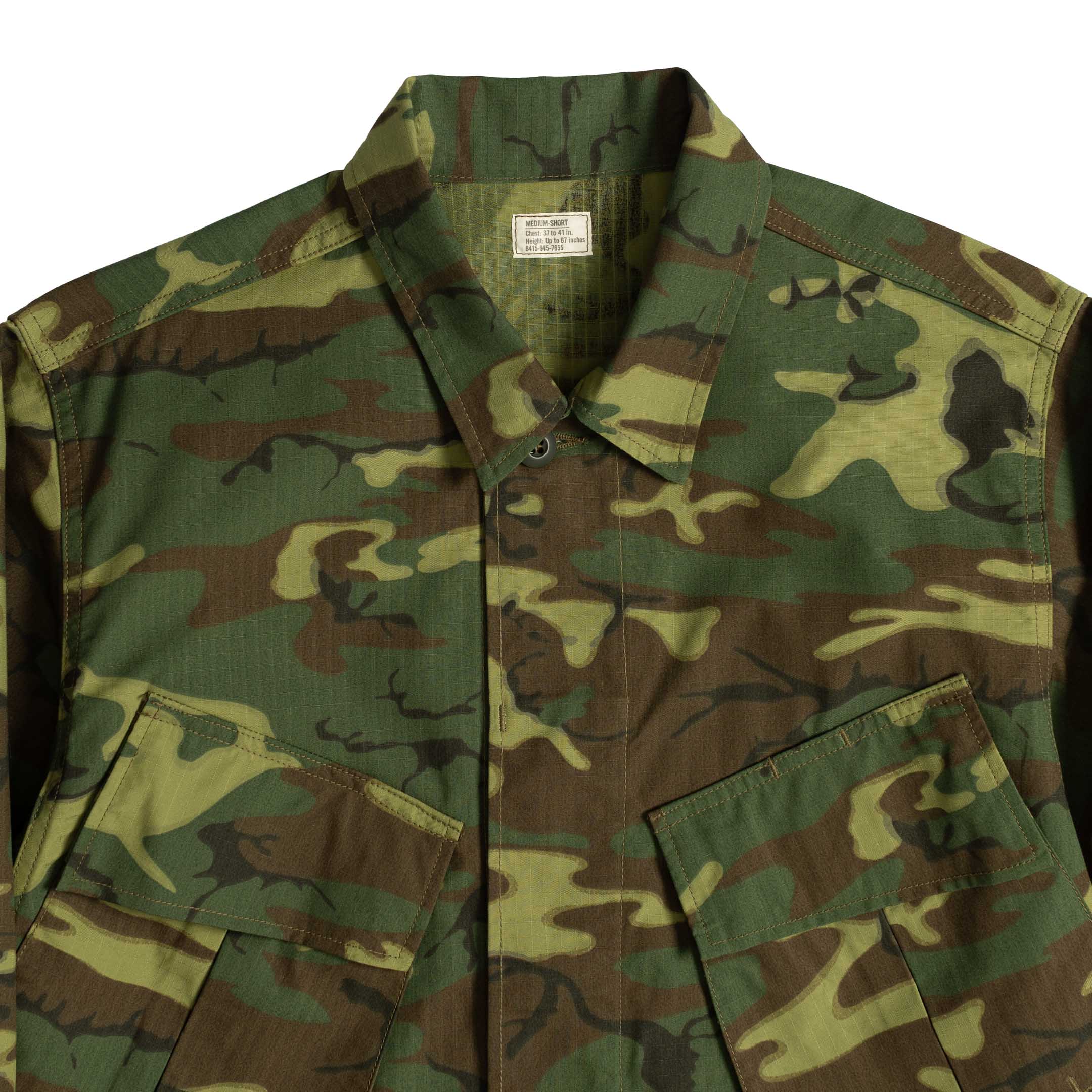 Buzz Rickson's Coat, Man's, Camouflage, Cotton, Wind, Resistant, Poplin, Class 2-Jacket-Clutch Cafe