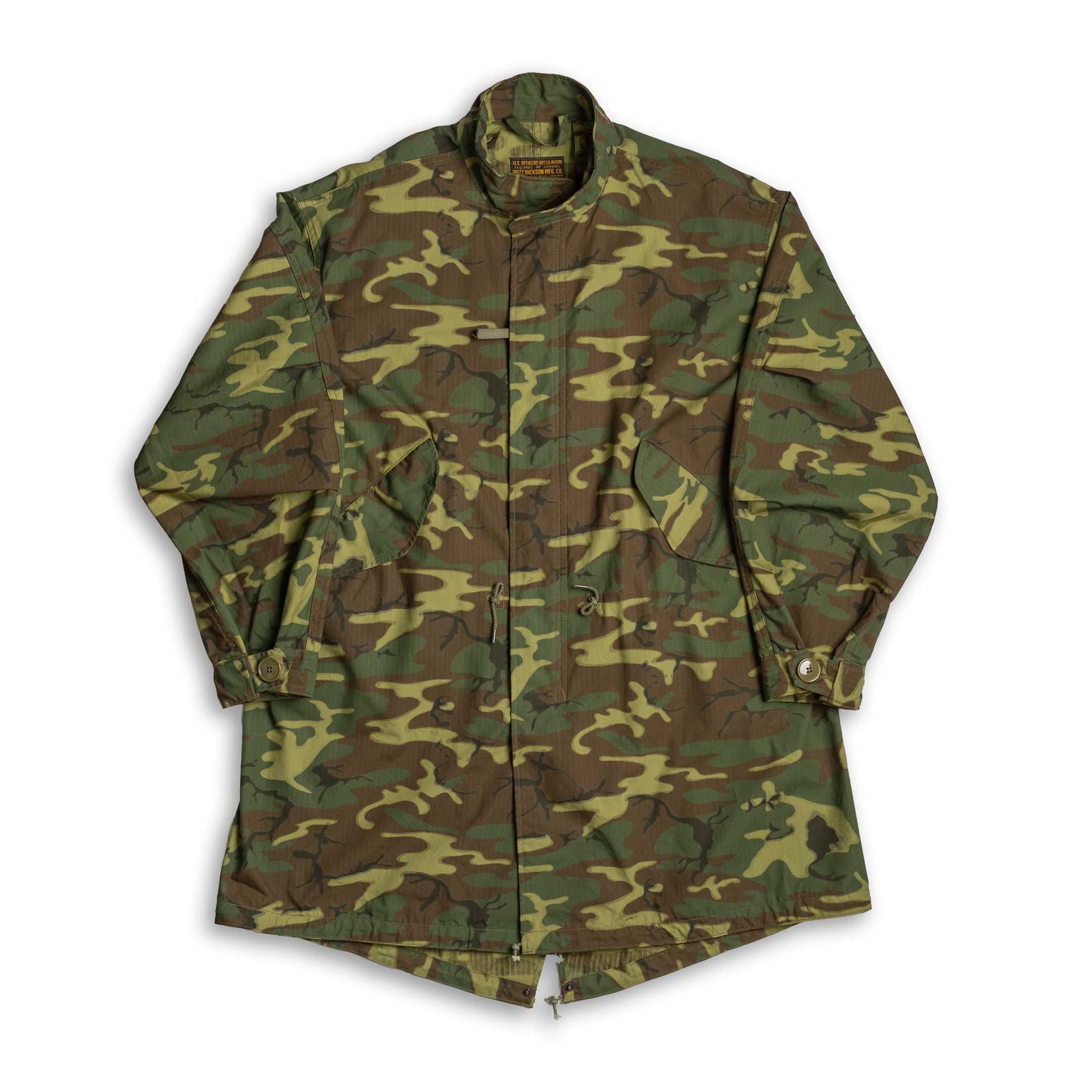 Buzz Rickson's Extreme Cold Weather M-65 ERDL Camouflage Parka-Jacket-Clutch Cafe