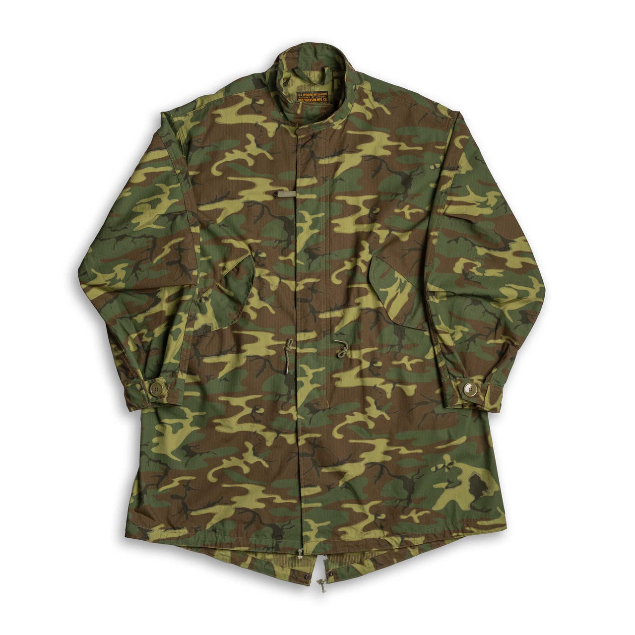 Buzz Rickson's Extreme Cold Weather M-65 ERDL Camouflage Parka-Jacket-Clutch Cafe