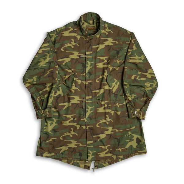 Buzz Rickson's Extreme Cold Weather M-65 ERDL Camouflage Parka-Jacket-Clutch Cafe
