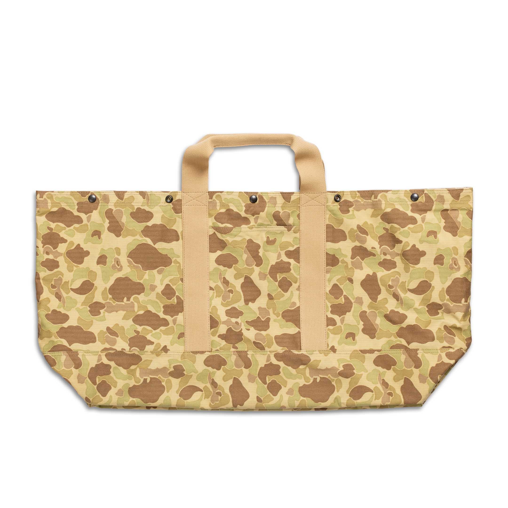 Buzz Rickson's HBT Camouflage Reversible Bag-Bag-Clutch Cafe