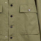 Buzz Rickson's Jackets, Herringone Twill Special Olive-Jacket-Clutch Cafe