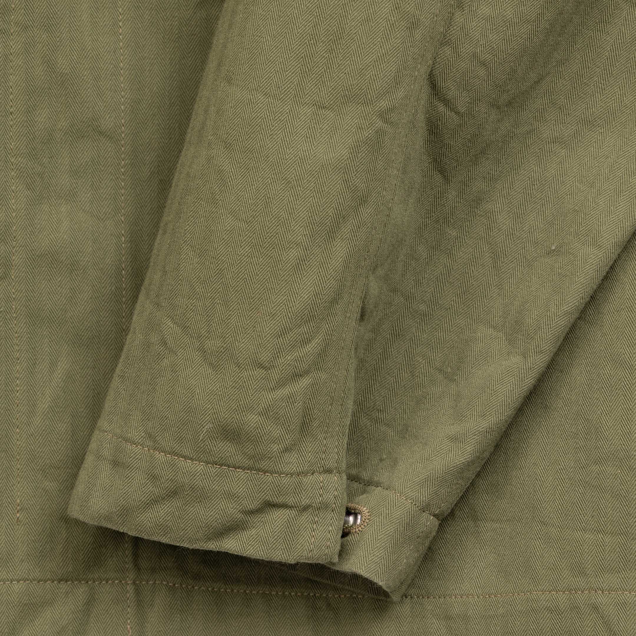 Buzz Rickson's Jackets, Herringone Twill Special Olive-Jacket-Clutch Cafe