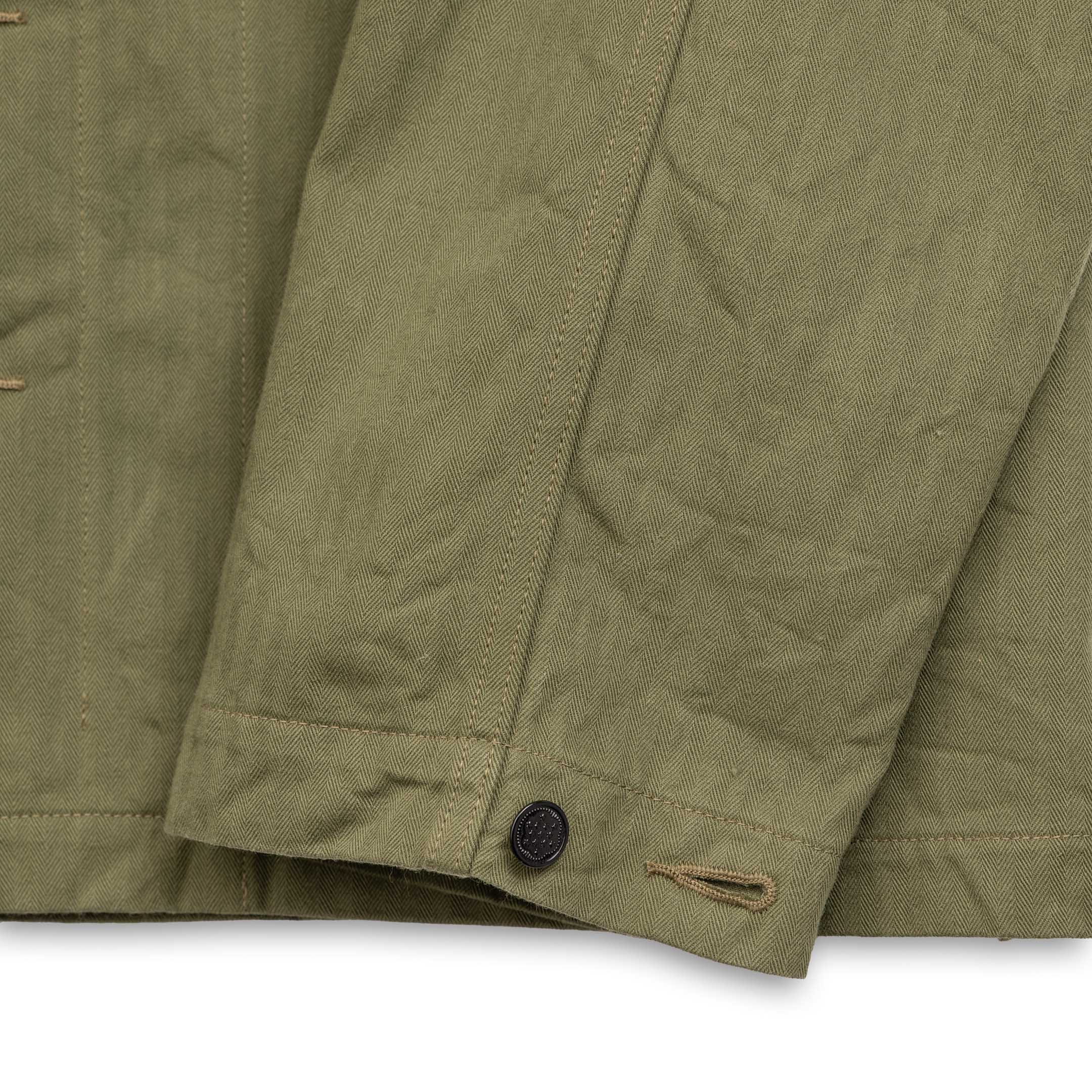 Buzz Rickson's Jackets, Herringone Twill Special Olive-Jacket-Clutch Cafe
