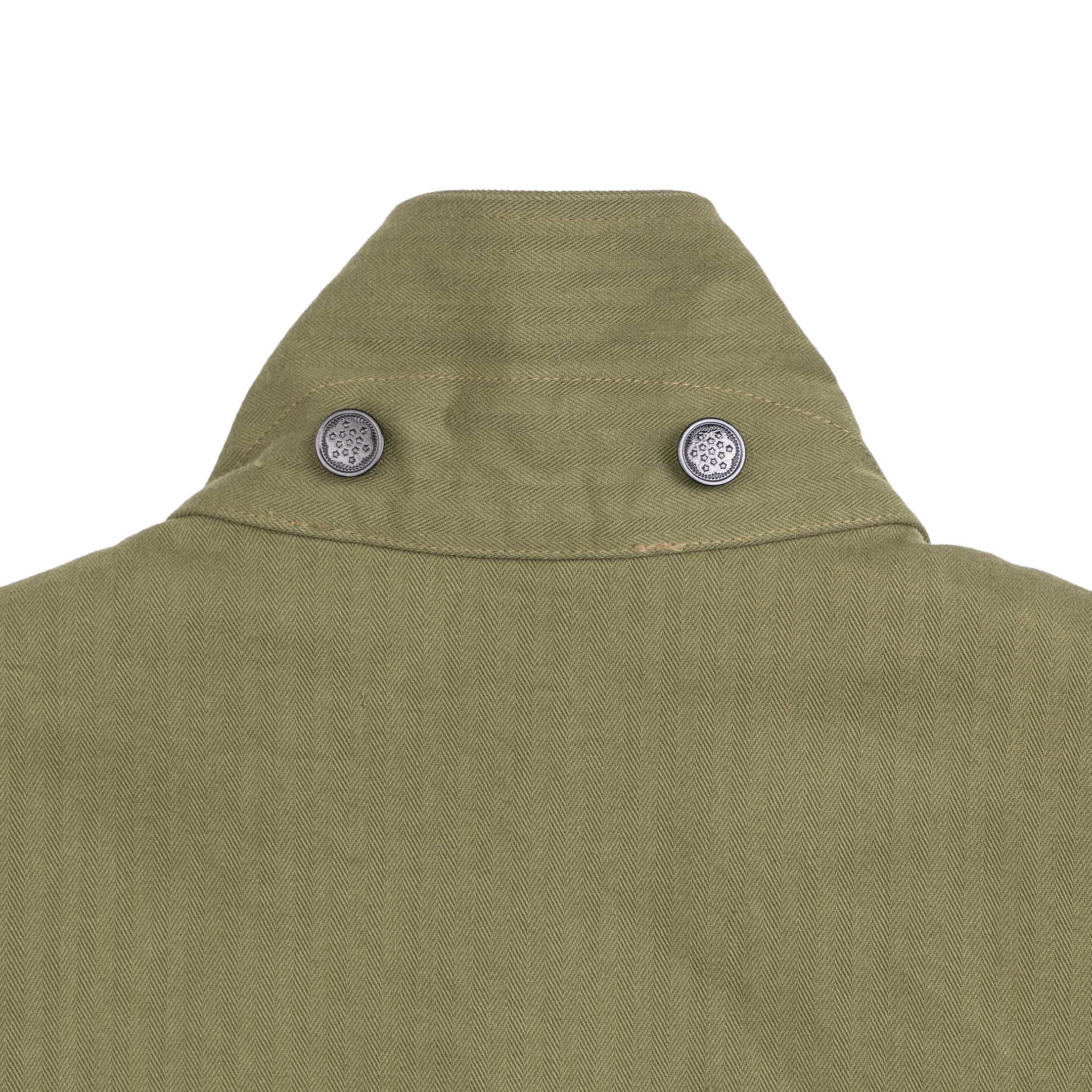 Buzz Rickson's Jackets, Herringone Twill Special Olive-Jacket-Clutch Cafe