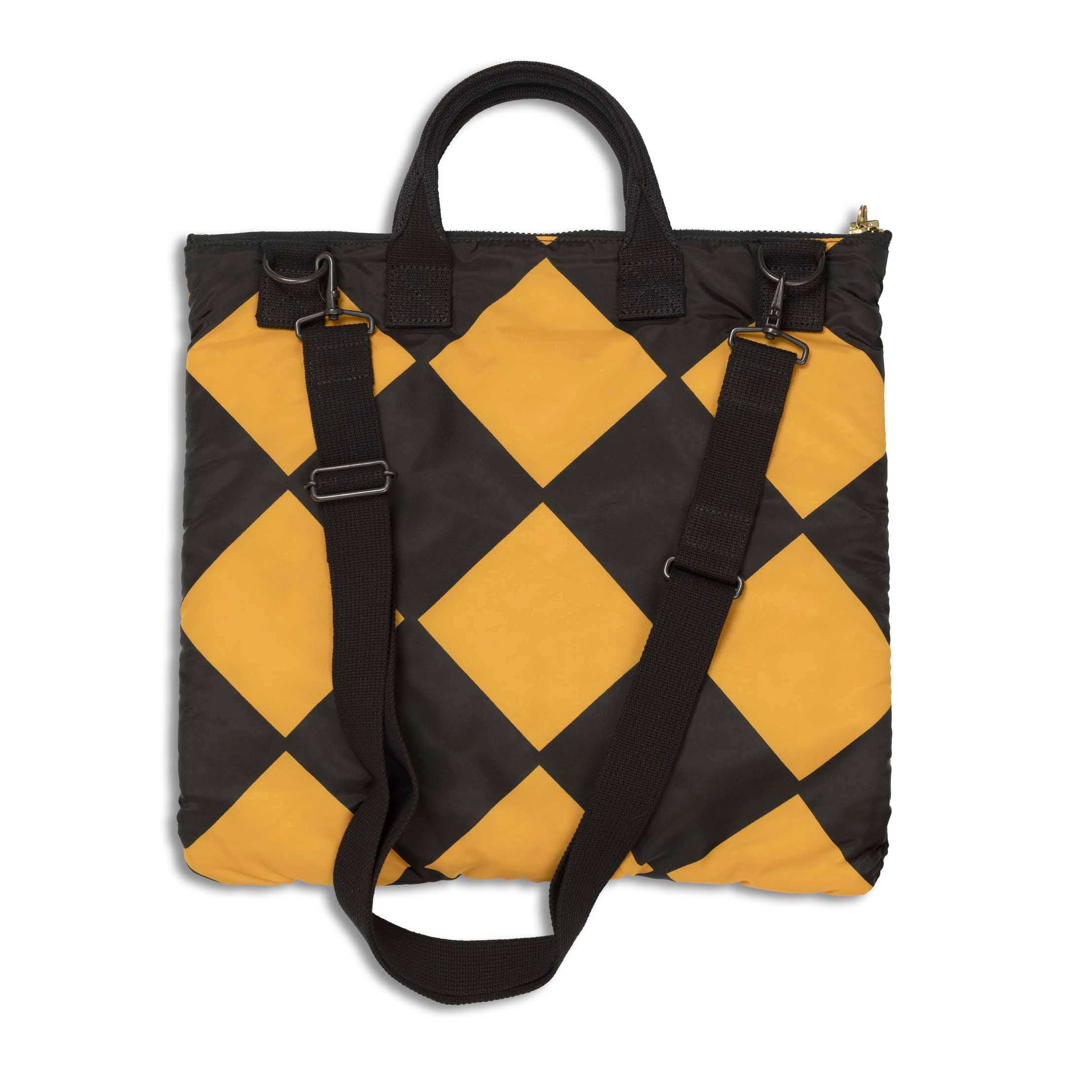 Buzz Rickson's Line Crewman Helmet Bag Orange x Black-Bag-Clutch Cafe
