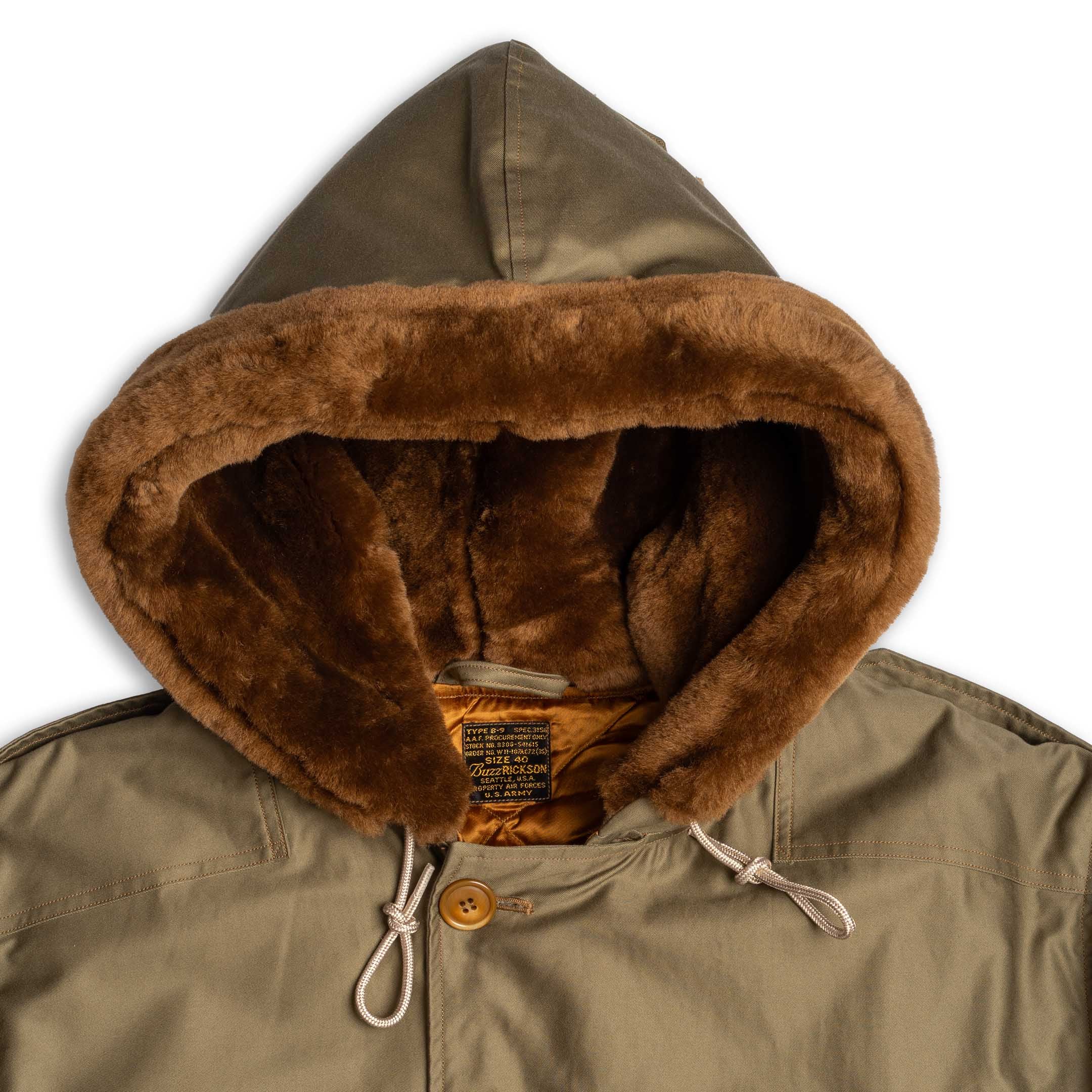 Buzz Rickson's Type B-9 Jacket Olive Drab – Clutch Cafe