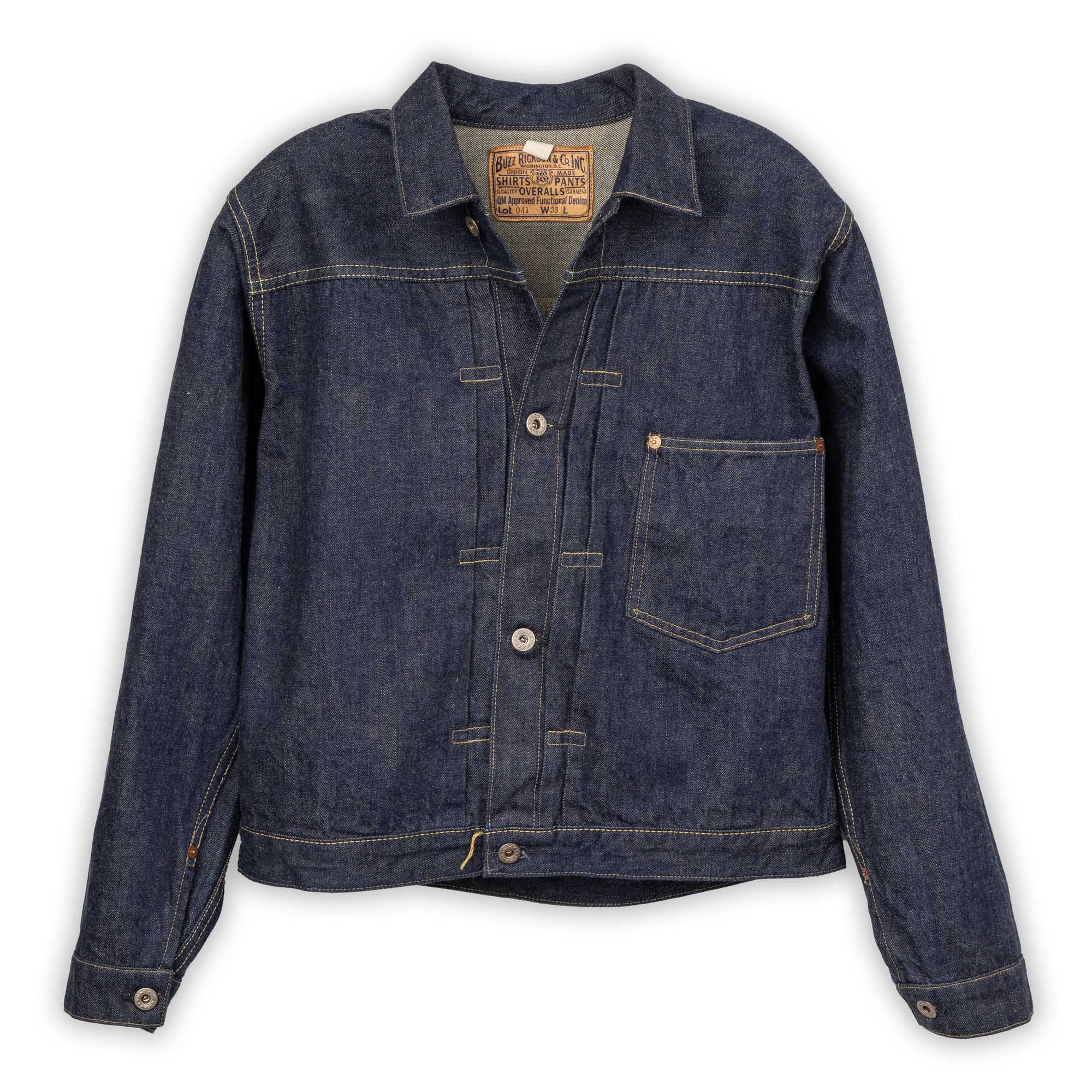 Buzz Rickson's WWII Denim Blouse Jacket-Jacket-Clutch Cafe