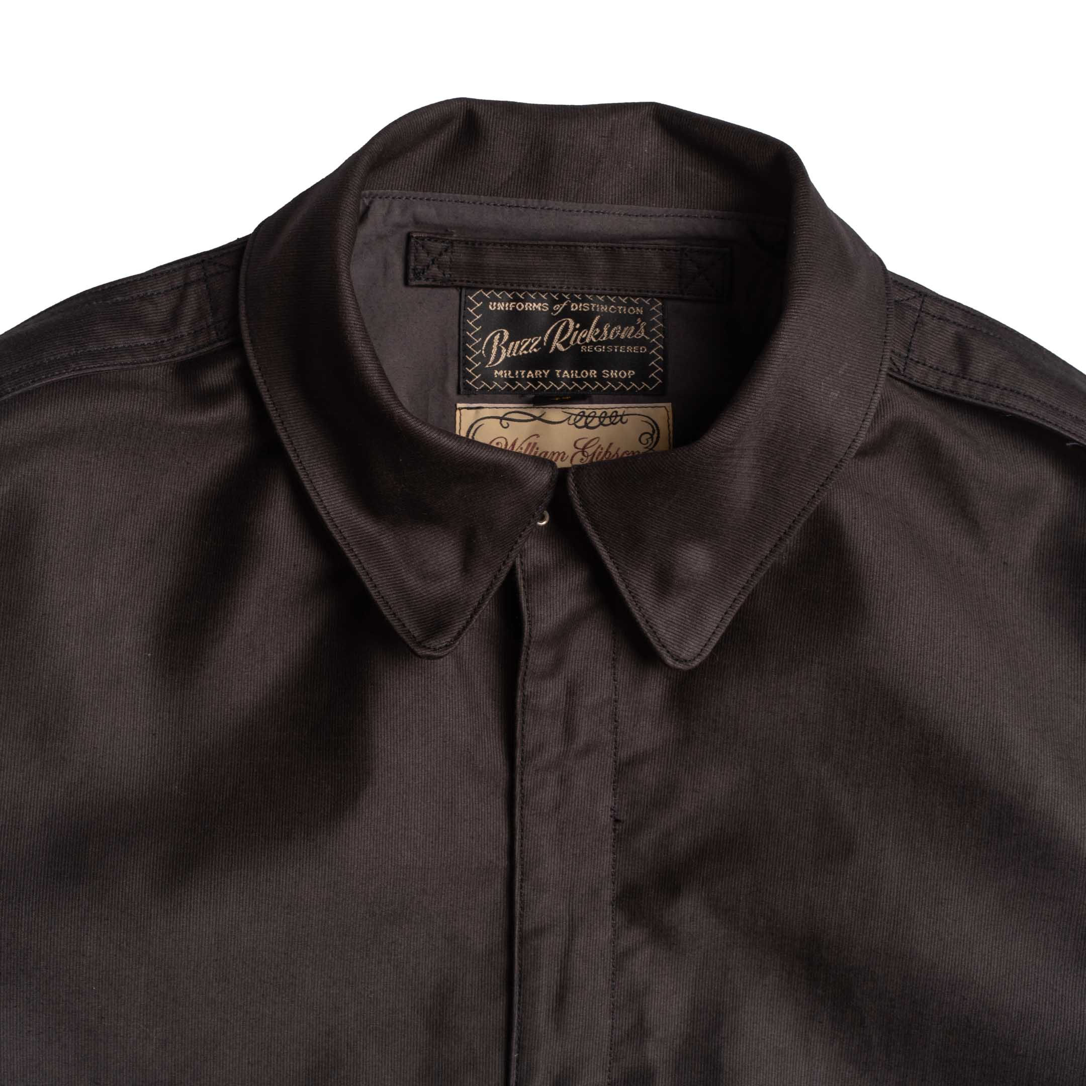 Buzz Rickson's x William Gibson Jungle Cloth A-2 Jacket Black