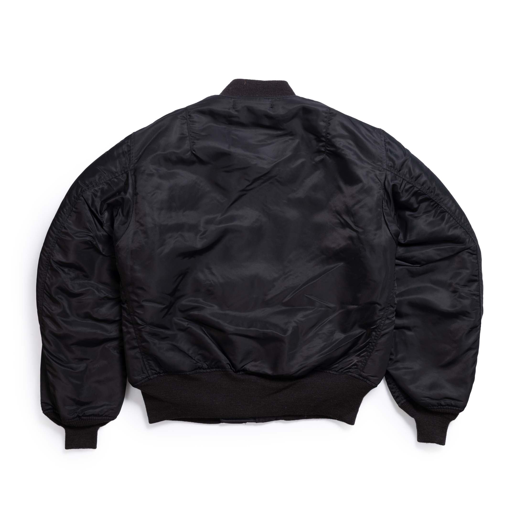 Buzz Rickson's x William Gibson MA-1 Albert Turner Black-Leather Jacket-Clutch Cafe