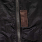 Buzz Rickson's x William Gibson MA-1 Albert Turner Black-Leather Jacket-Clutch Cafe
