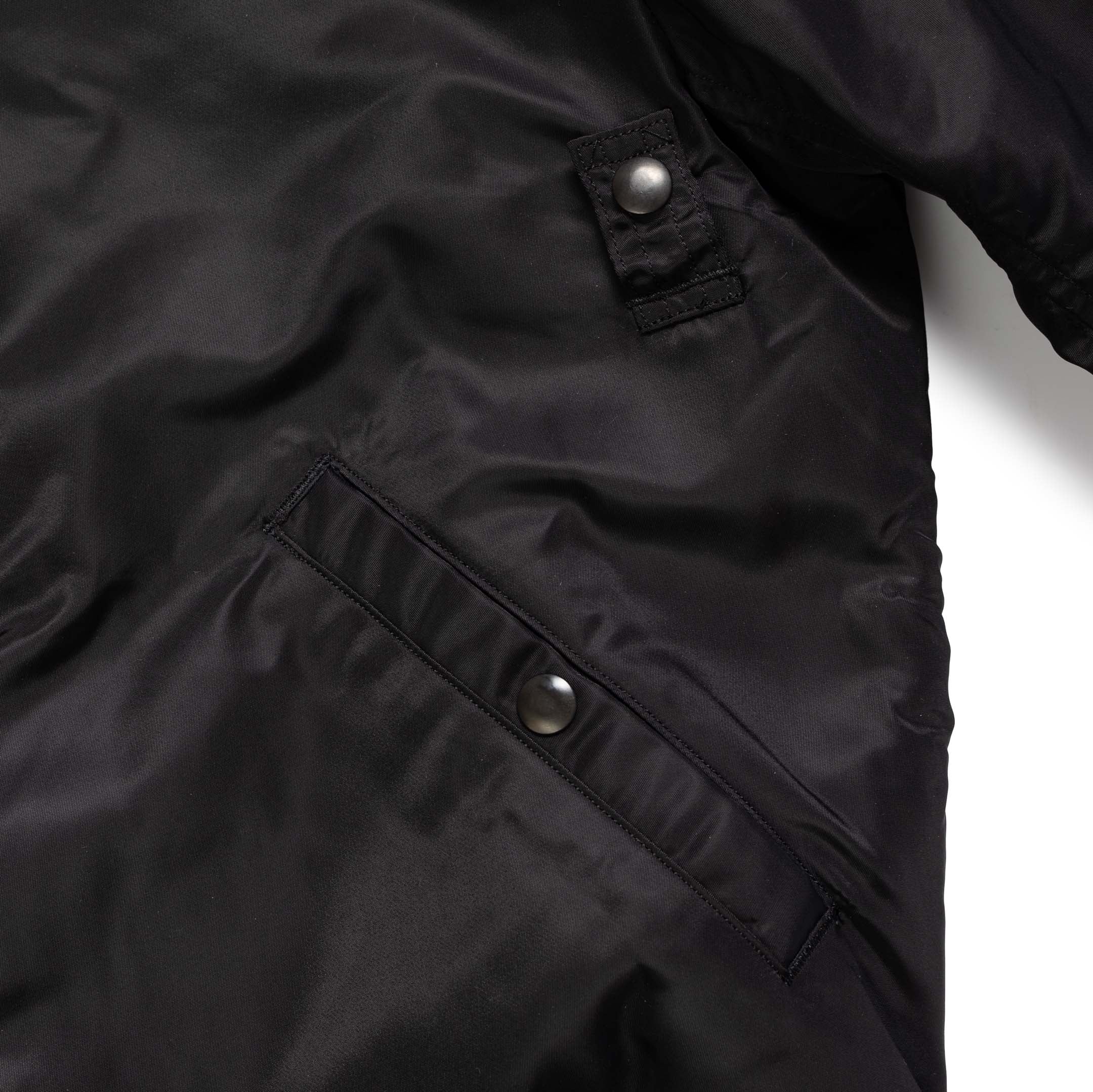 Buzz Rickson's x William Gibson MA-1 Albert Turner Black-Leather Jacket-Clutch Cafe