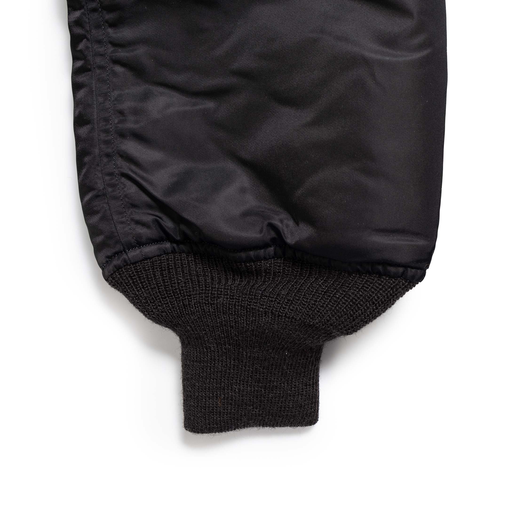 Buzz Rickson's x William Gibson MA-1 Albert Turner Black-Leather Jacket-Clutch Cafe