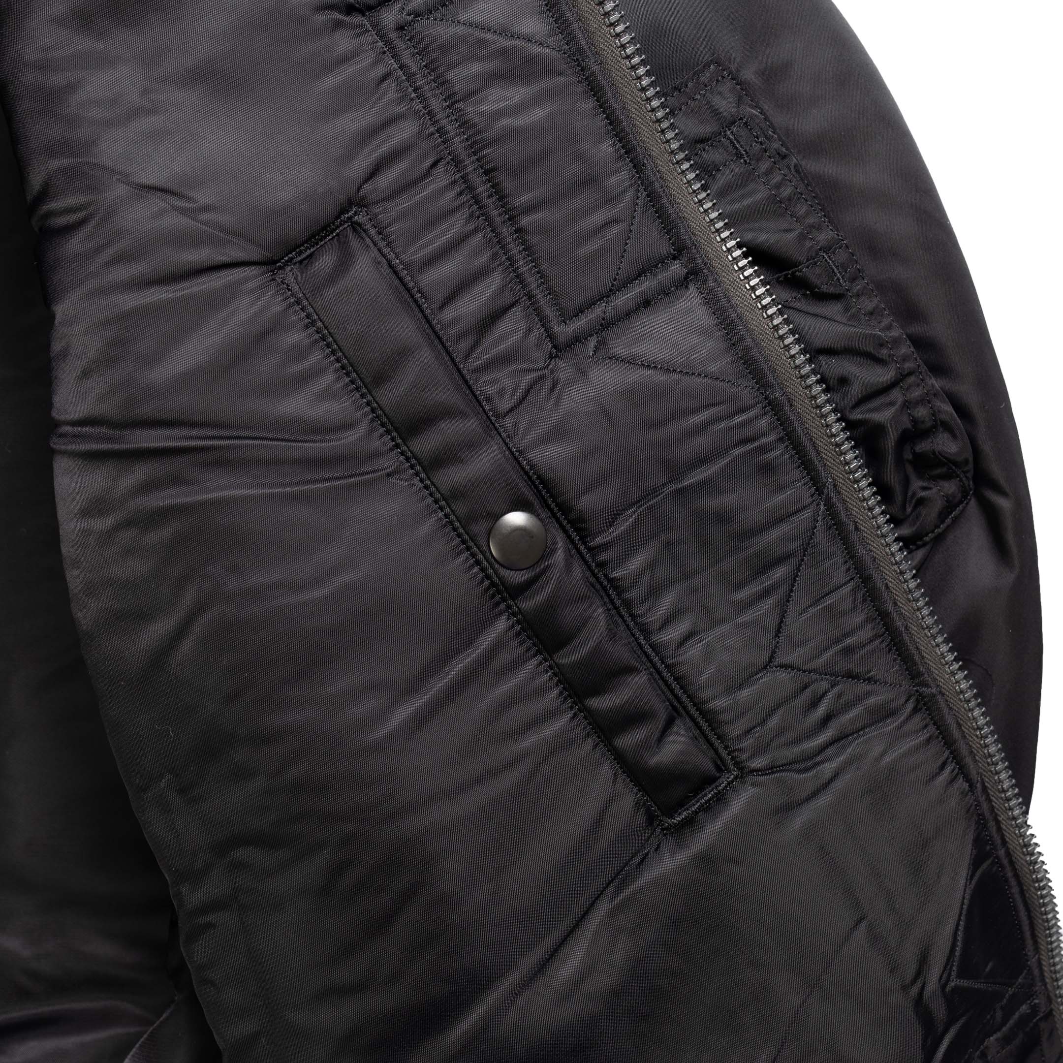 Buzz Rickson's x William Gibson MA-1 Albert Turner Black-Leather Jacket-Clutch Cafe