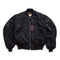 Buzz Rickson's x William Gibson MA-1 Albert Turner Black-Leather Jacket-Clutch Cafe