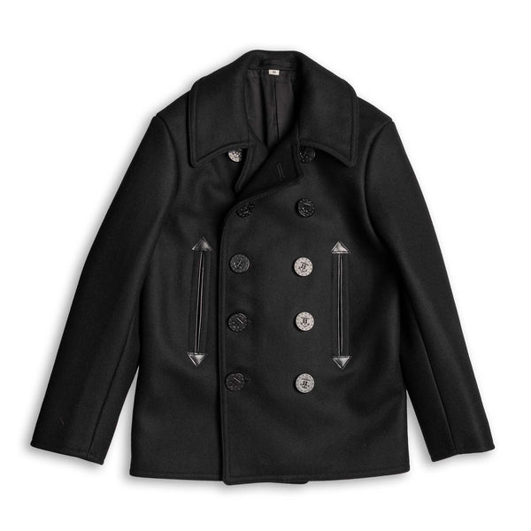 Buzz Rickson's x William Gibson Pea Coat Black-Jacket-Clutch Cafe
