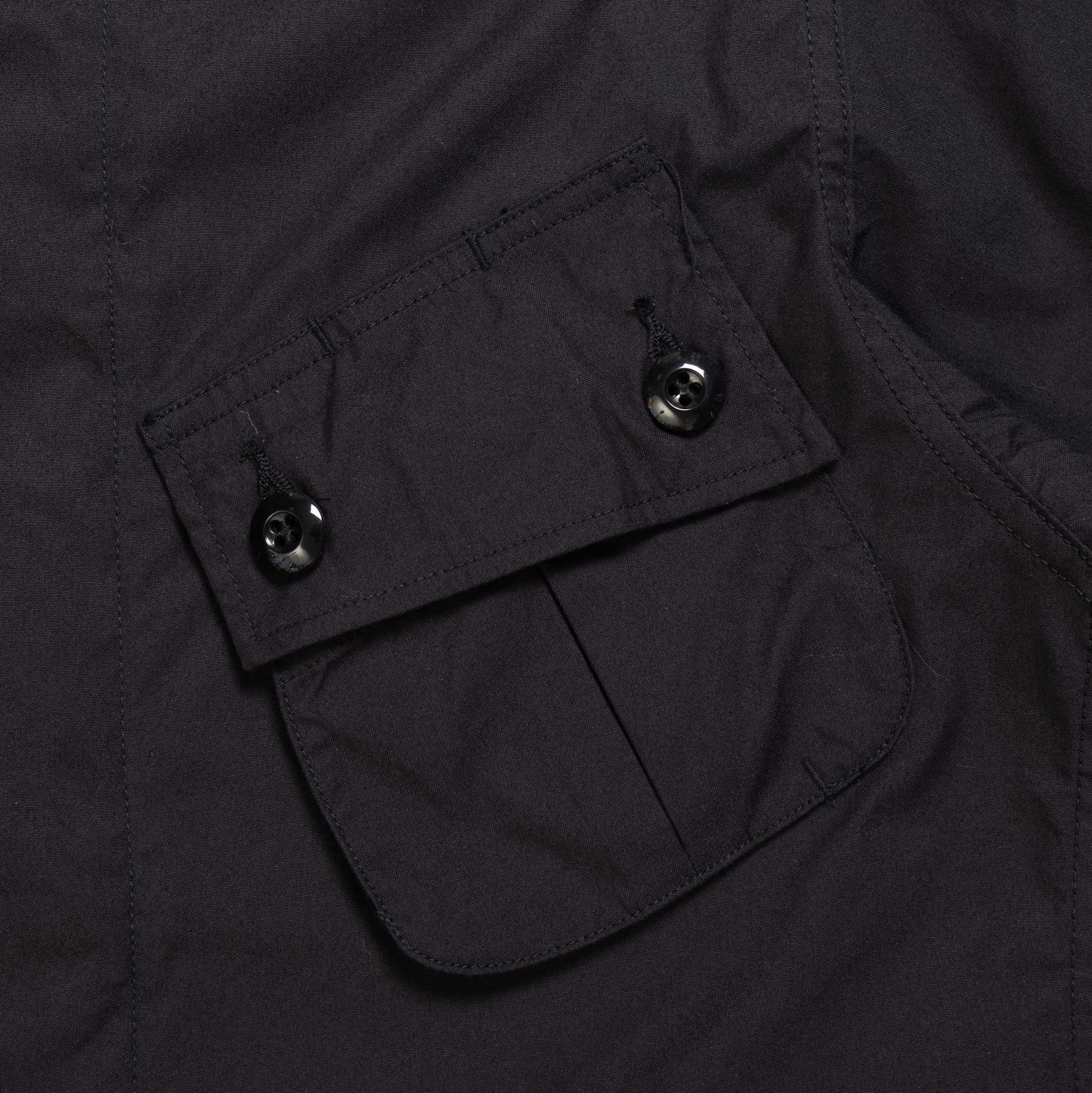 Buzz Rickson’s x William Gibson Tropical Combat Coat Black-Jacket-Clutch Cafe