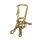 CIE Brass Key Fob - Carabiner Type - Brass-Key Ring-Clutch Cafe