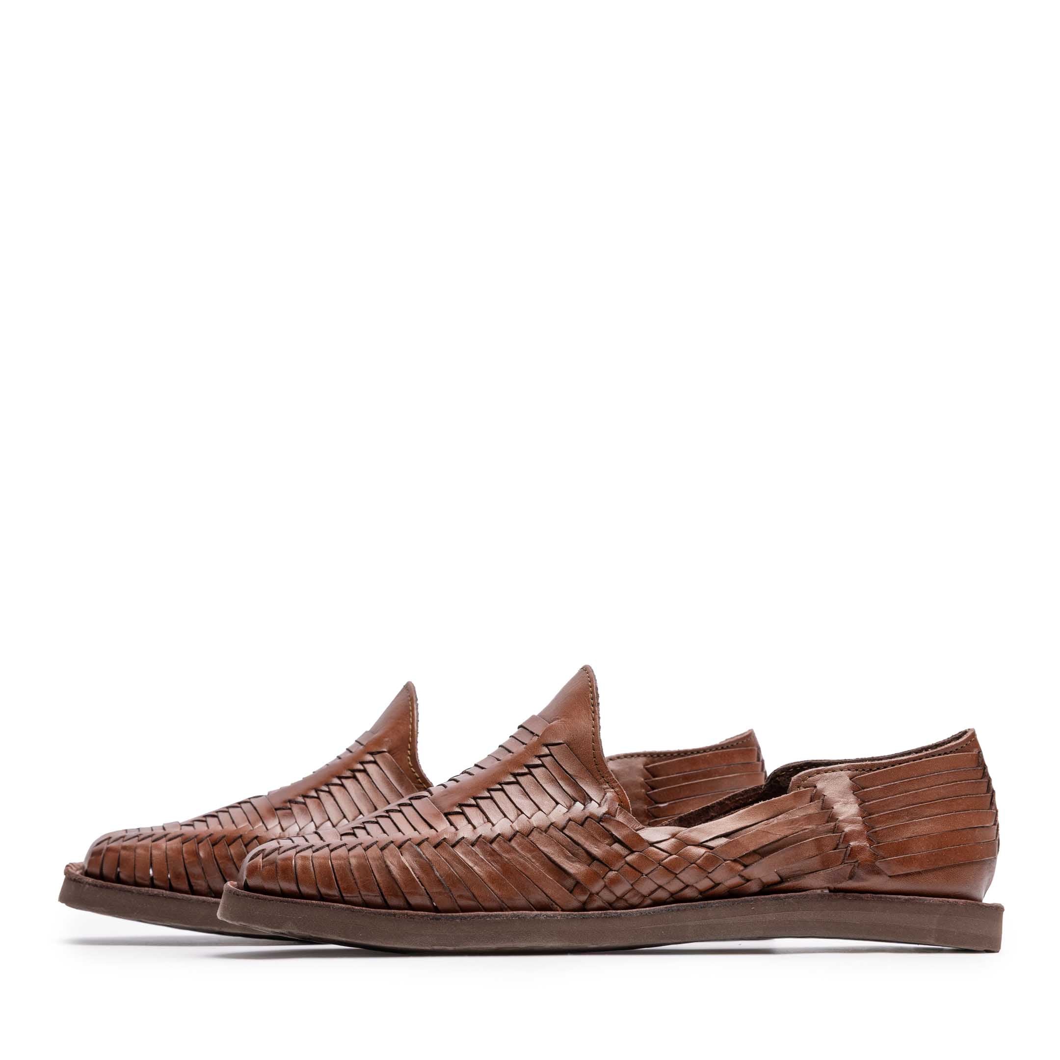 Chamula Cancun Sandal Brown 2-Sandal-Clutch Cafe