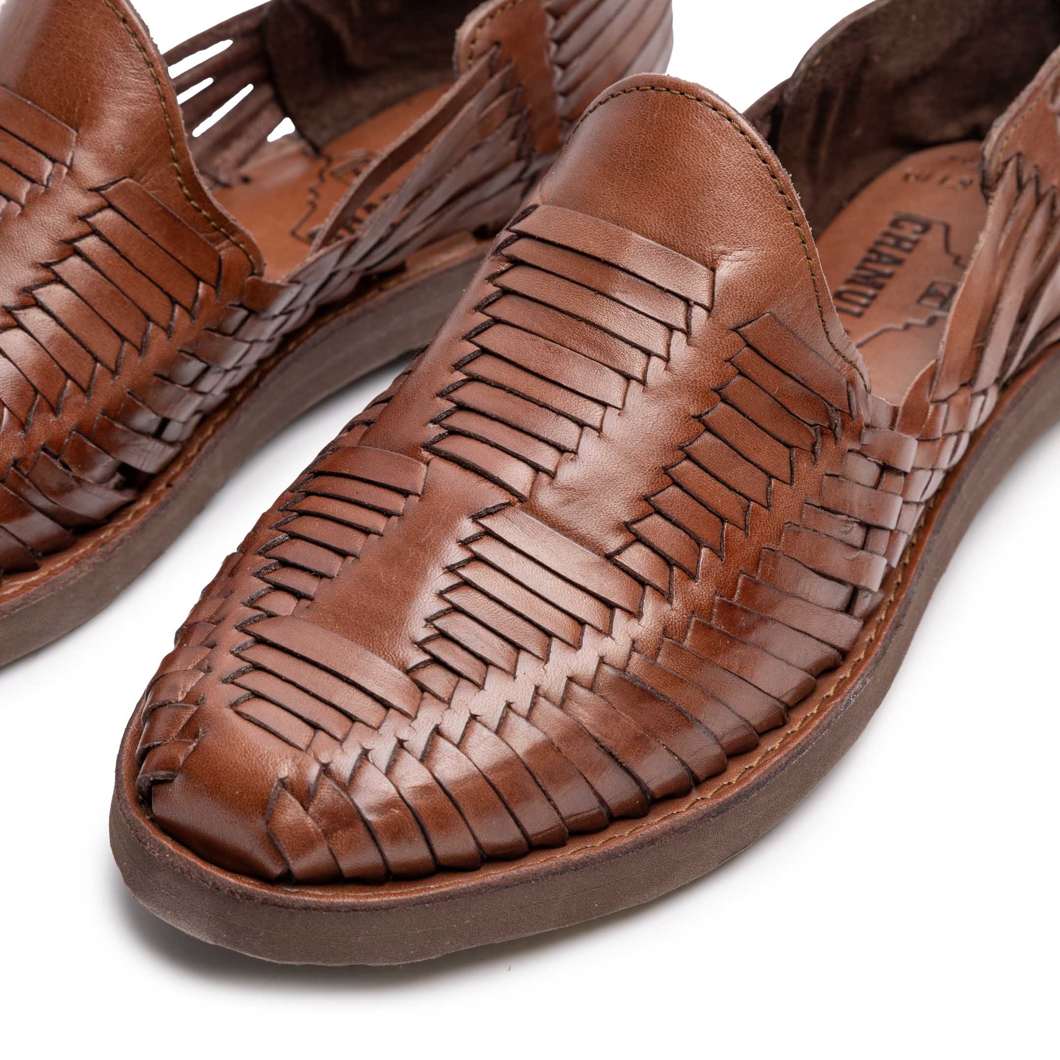 Chamula Cancun Sandal Brown 2-Sandal-Clutch Cafe