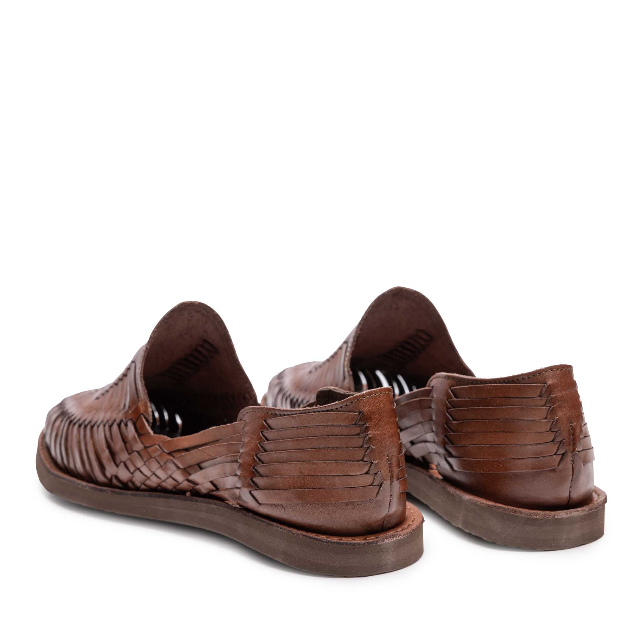 Chamula Cancun Sandal Brown 2-Sandal-Clutch Cafe