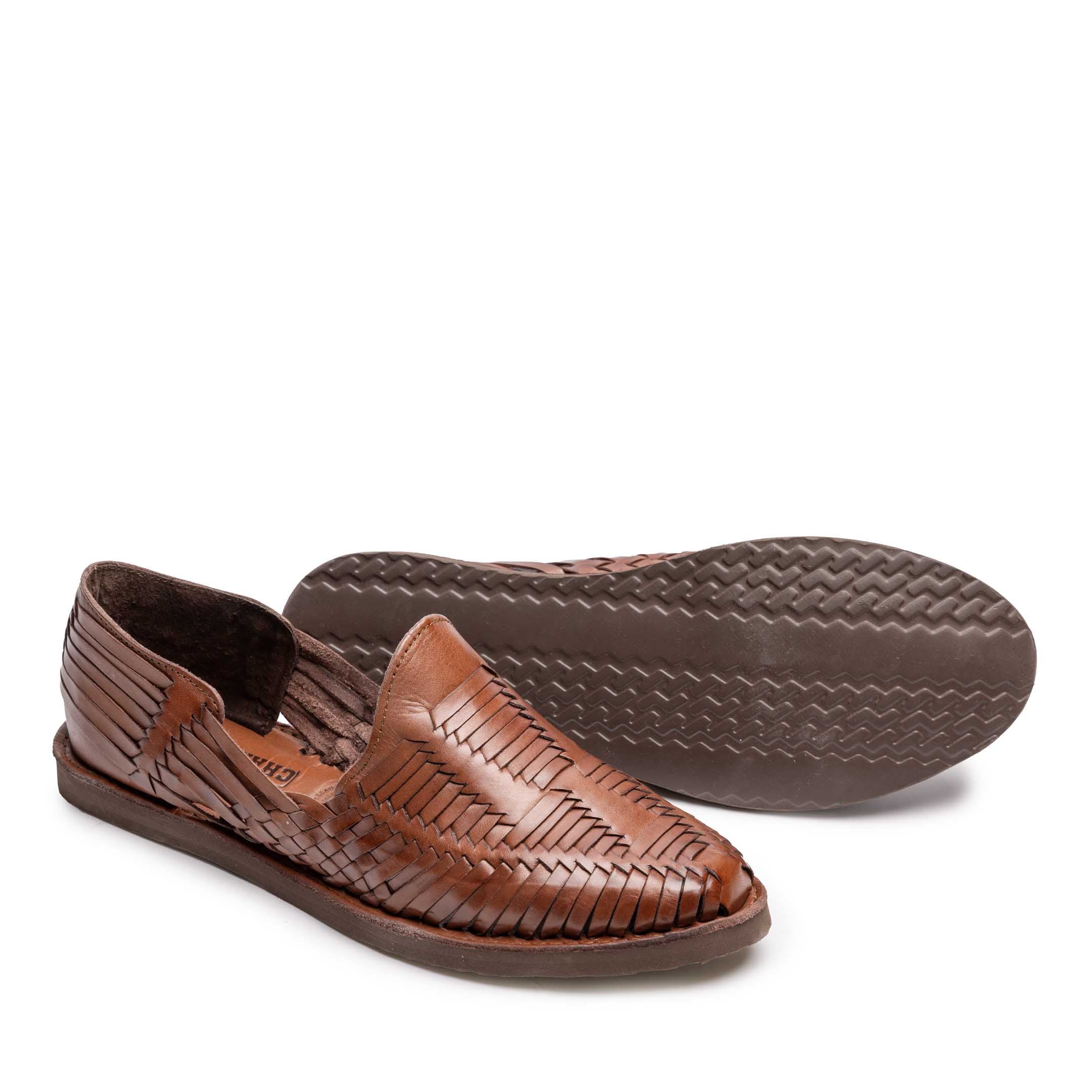 Chamula Cancun Sandal Brown 2-Sandal-Clutch Cafe