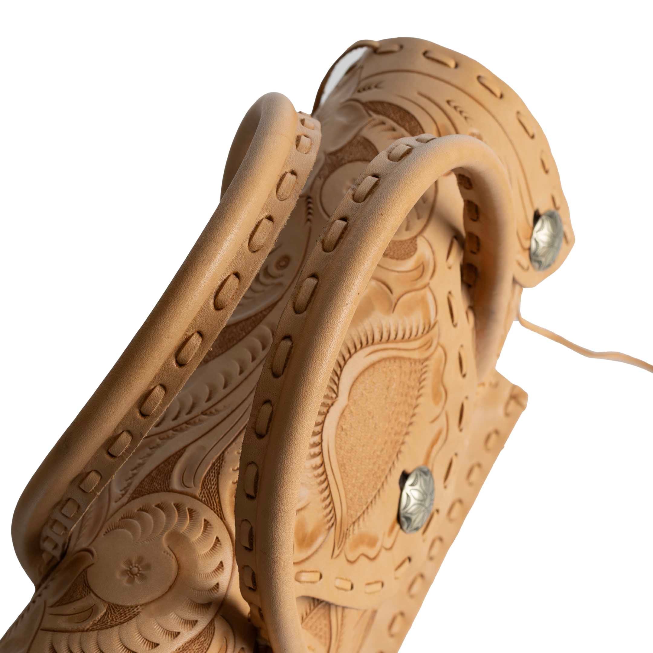 Chamula Concho West Stitch Cravin Bag L Tan 1-Bag-Clutch Cafe