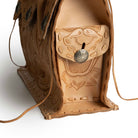 Chamula Concho West Stitch Cravin Bag L Tan 1-Bag-Clutch Cafe