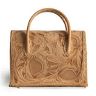 Chamula Concho West Stitch Cravin Bag L Tan 1-Bag-Clutch Cafe