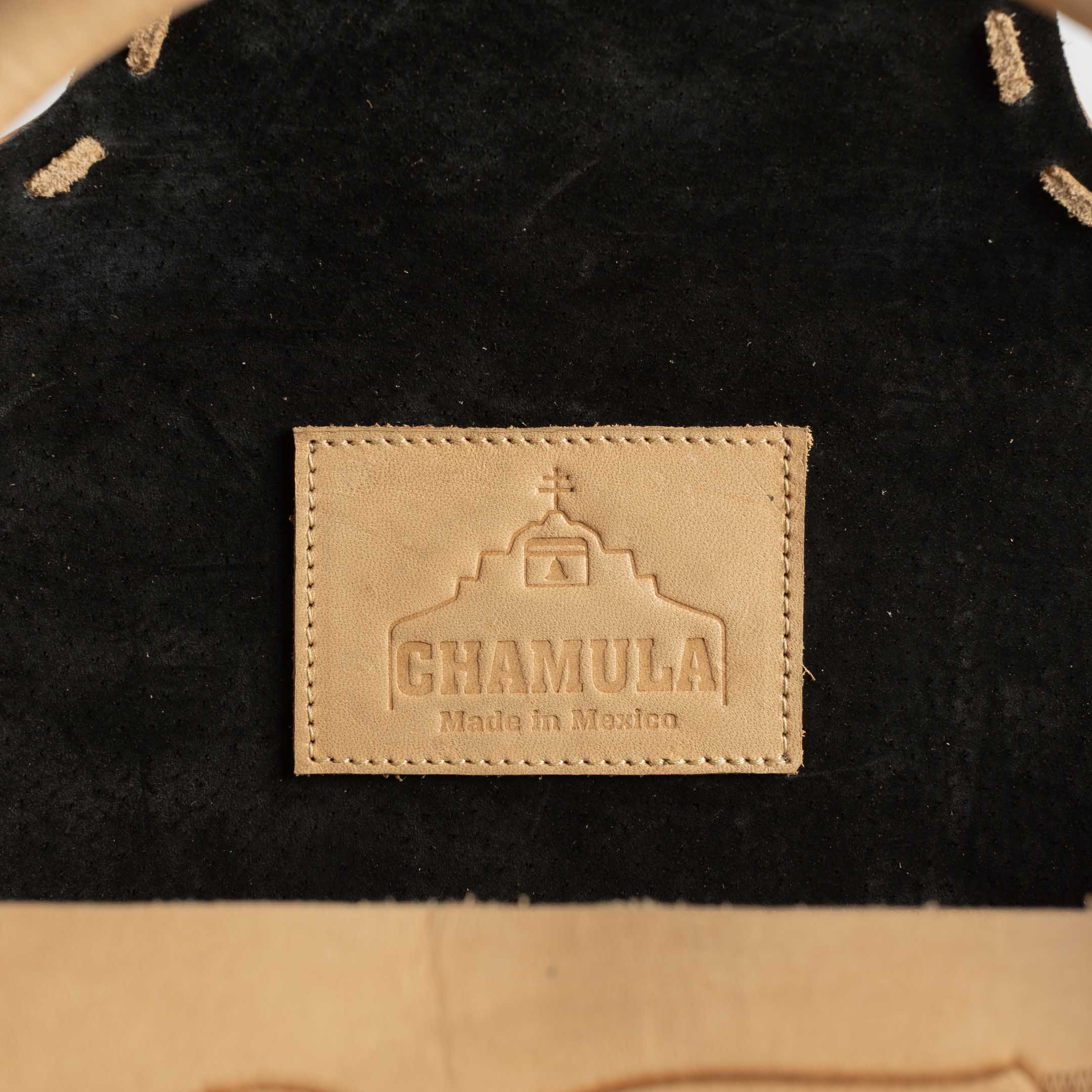 Chamula Concho West Stitch Cravin Bag L Tan 1-Bag-Clutch Cafe