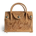 Chamula Concho West Stitch Cravin Bag L Tan 1-Bag-Clutch Cafe