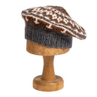 Chamula Double Beret Fair Isle #6 Lt. Grey-Hat-Clutch Cafe