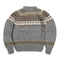 Chamula Fair Isle #3 Pullover Knit Pearl Grey-Knitwear-Clutch Cafe