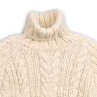 Chamula Fisherman Turtleneck Pullover Ivory-Knitwear-Clutch Cafe