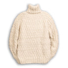 Chamula Fisherman Turtleneck Pullover Ivory-Knitwear-Clutch Cafe