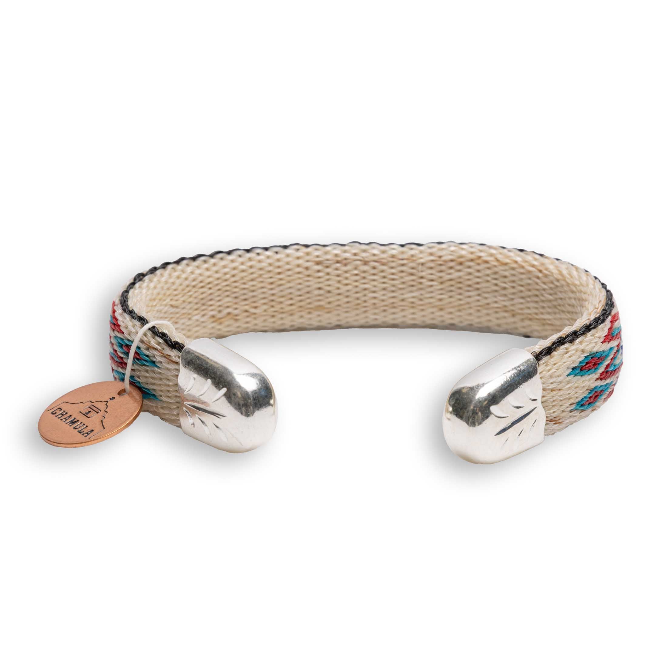 Chamula H.H.H. Bendable Bracelet Natural x Red-Bracelet-Clutch Cafe