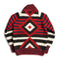 Chamula Navajo Diamond Zipper Cardigan Red-Knitwear-Clutch Cafe