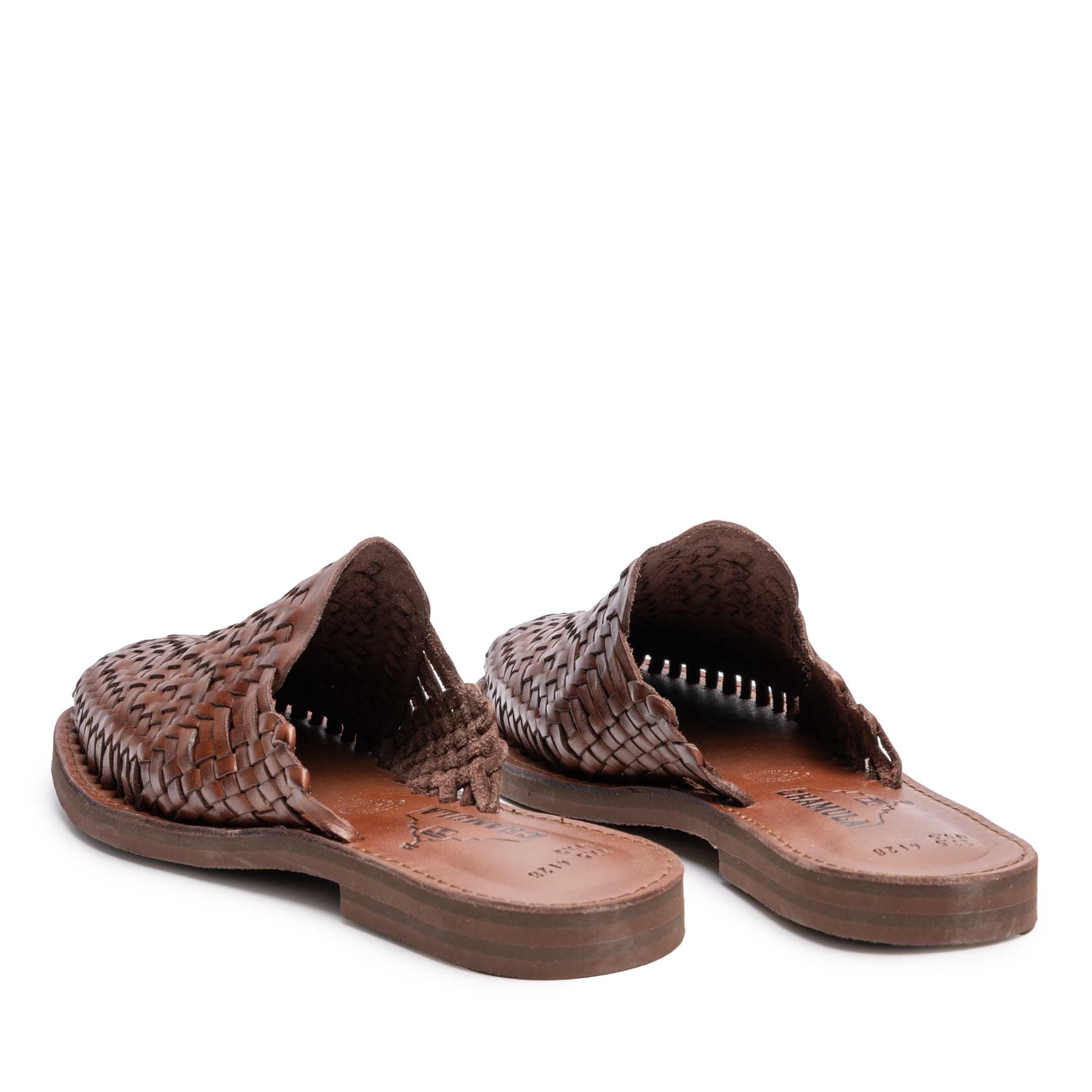 Chamula Polanco Sandal Brown 2-Sandal-Clutch Cafe
