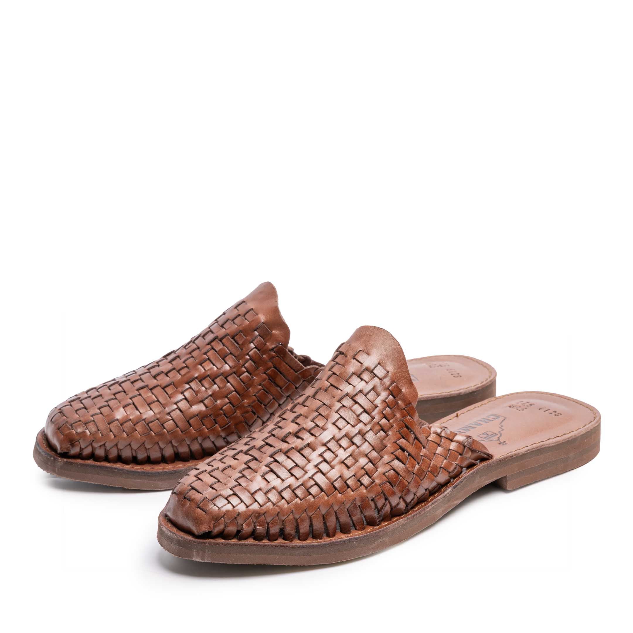 Chamula Polanco Sandal Brown 2-Sandal-Clutch Cafe