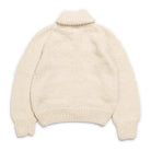 Chamula Shawl Collar Loop Button Cardigan Ivory-Knitwear-Clutch Cafe