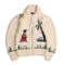 Chamula Souvenir Paisaje Zipper Cardigan Ivory-Cardigan-Clutch Cafe