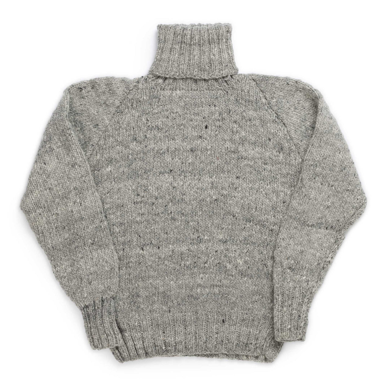 Chamula Turtleneck Pullover Pearl Grey-Knitwear-Clutch Cafe