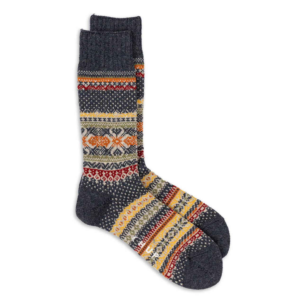 Chup Hansker Crew Socks Indigo-Socks-Clutch Cafe