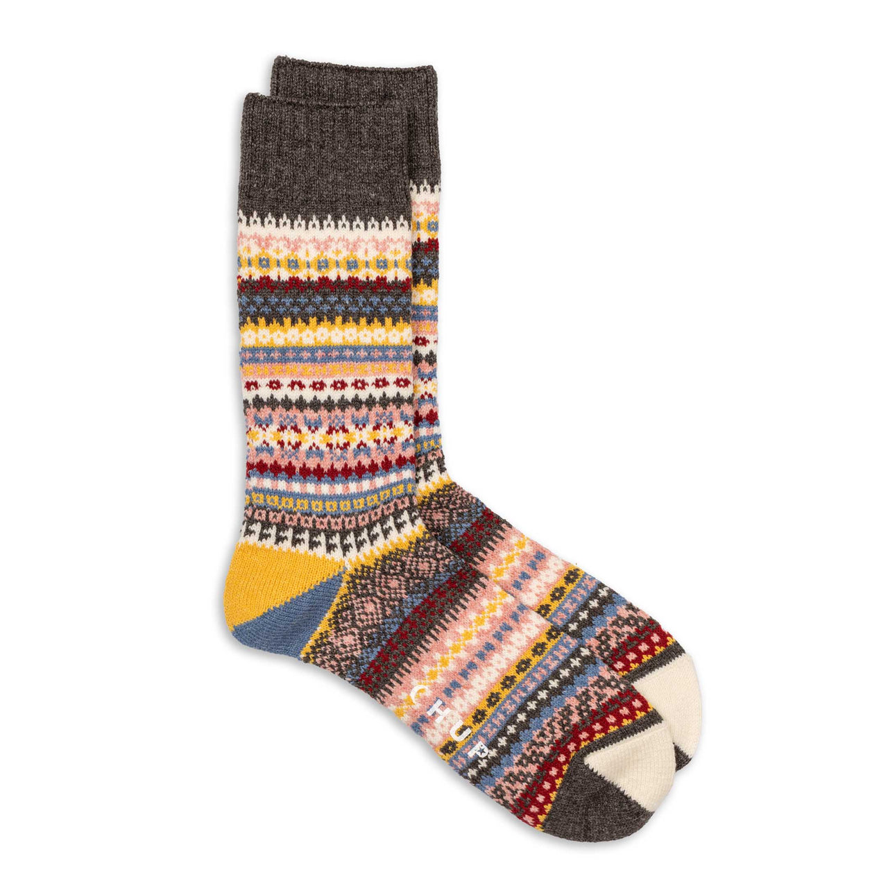 Chup Portmeirion Crew Socks Chocolate-Socks-Clutch Cafe